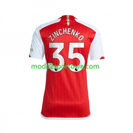 Koszulka Arsenal Oleksandr Zinchenko 35 Domowe Stroje Piłkarskie 2023/24 Krótki Rękaw